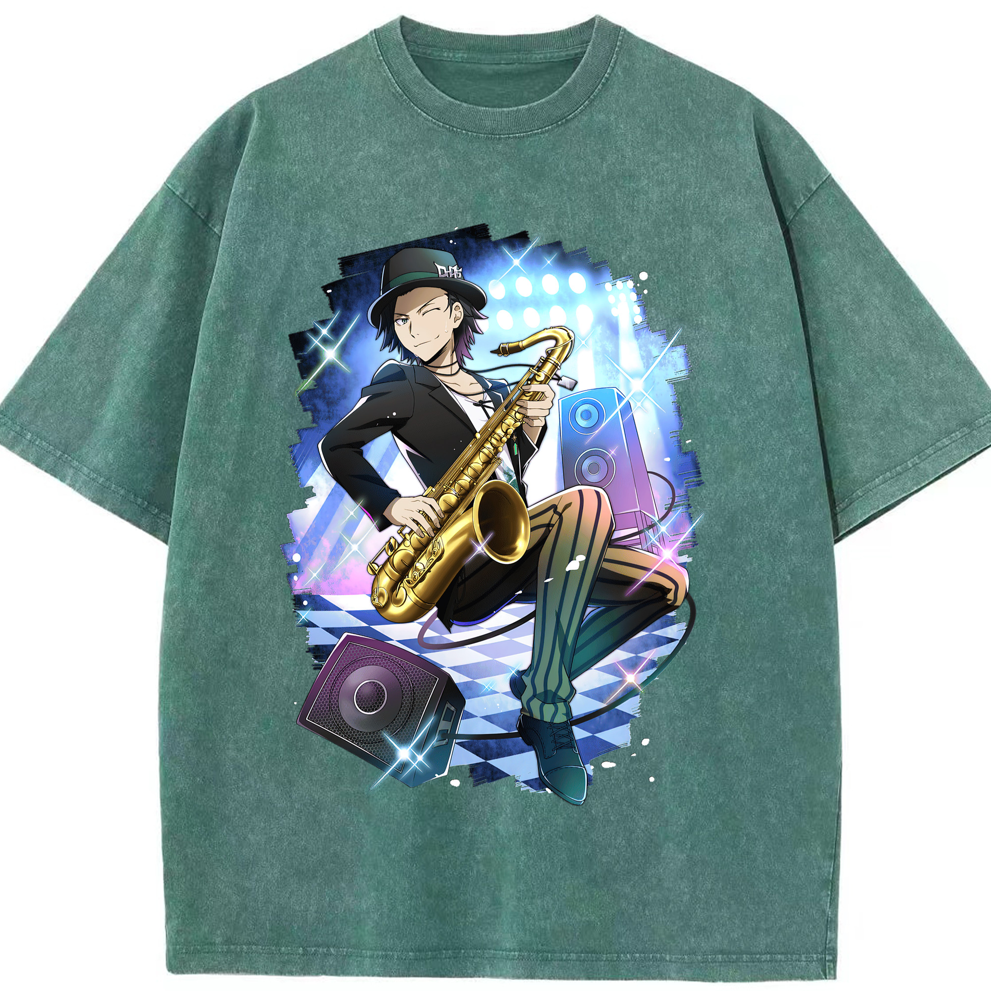 （画像用） 文豪ストレイドッグス Bungo Stray Dogs 綿100% ヴィンテージ風 半袖Tシャツ（フロントプリント）